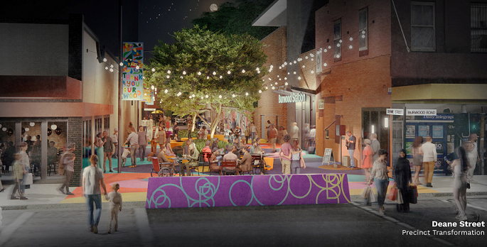 deane-street precinct transformation