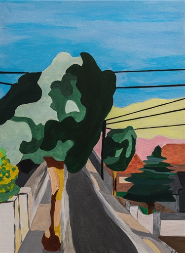 New and Emerging Artist Winner Stacey Fredericks, 'Woodside Avenue Painting'