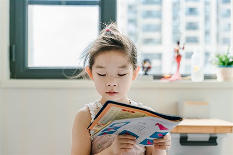 Girl reading