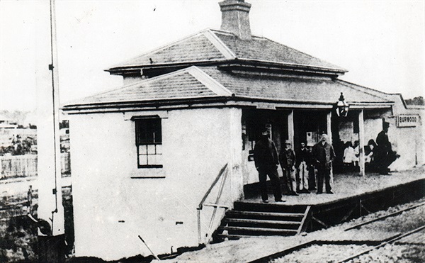 Burwood Station 1860s