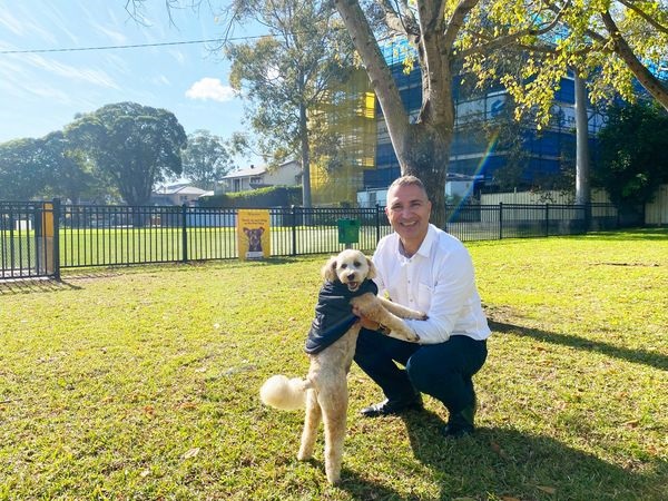 mayor and dog
