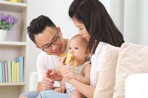 Baby with Banana