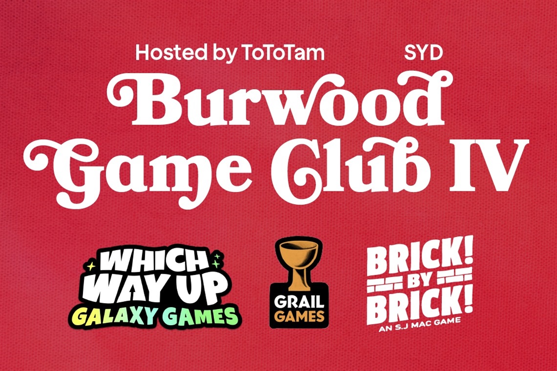 Burwood Game Club image with logos