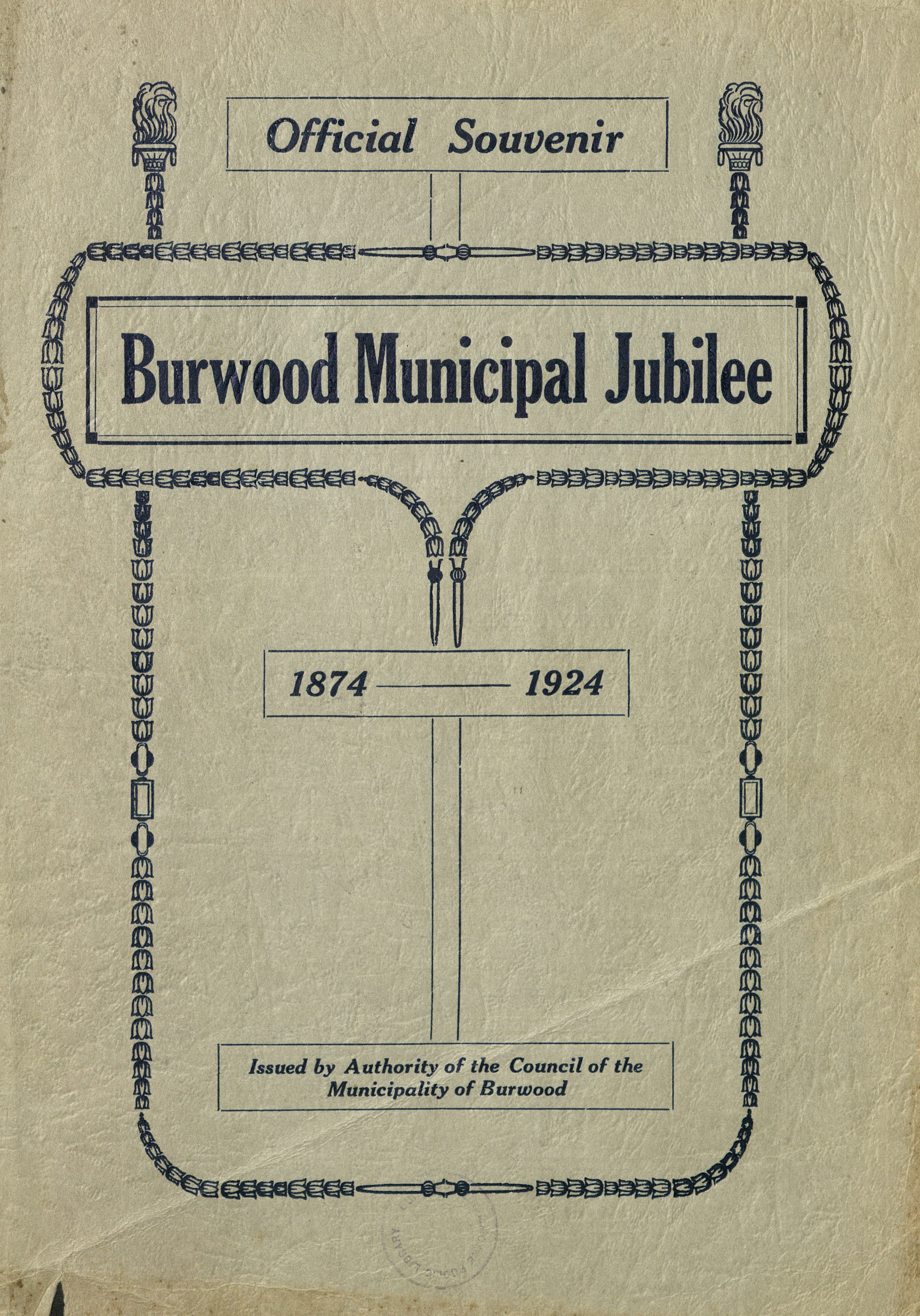 Official Burwood Jubilee Souvenir