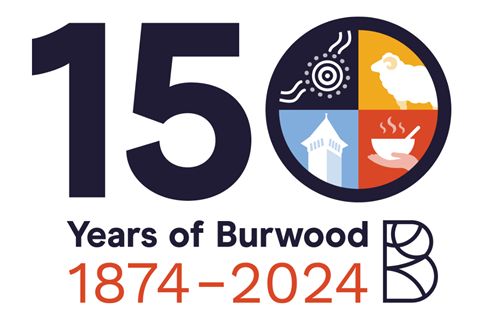 Burwood 150 logo