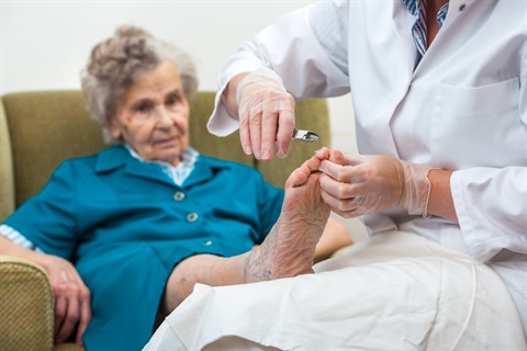 elderly nails
