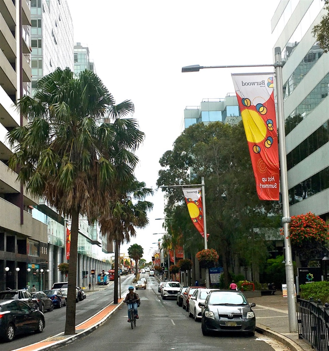 Railway Parade East Streetscape Burwood Council