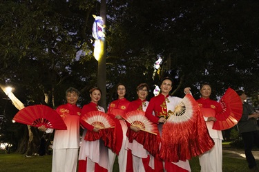 Performers, artist and Mayor at Wilay Mulaa launch