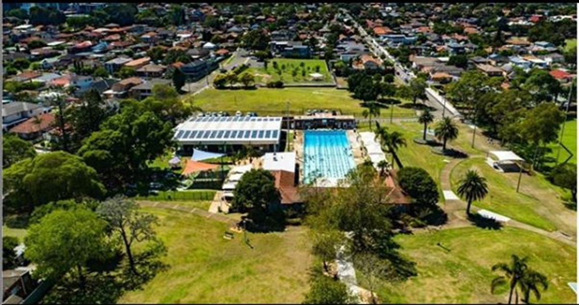 aerial picture of Henley Park